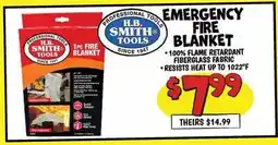 Ollie's EMERGENCY FIRE BLANKET offer