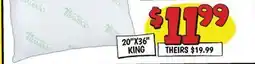 Ollie's 20X36 KING BAMBOO PILLOWS offer