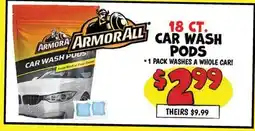 Ollie's ARMORALL CAR WASH PODS offer