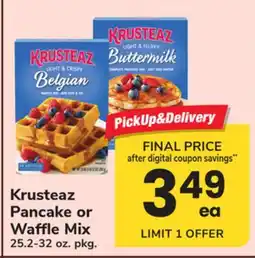 ACME Krusteaz Pancake or Waffle Mix offer
