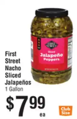 Smart & Final First Street Nacho Sliced Jalapeños offer