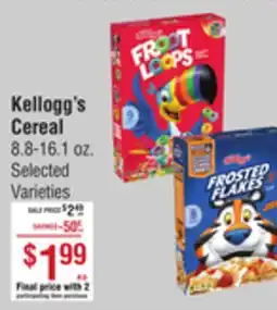 Smart & Final Kellogg's Cereal offer