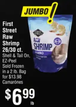 Smart & Final First Street Raw Shrimp 26/30 ct offer