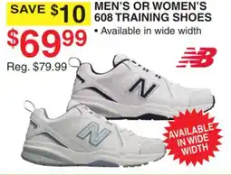 Dunham's Sports MEN'S OR WOMEN'S 608 TRAINING SHOES offer