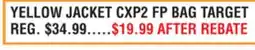 Dunham's Sports YELLOW JACKET CXP2 FP BAG TARGET offer
