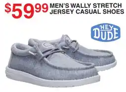 Dunham's Sports MEN'S WALLY STRETCH JERSEY CASUAL SHOES offer