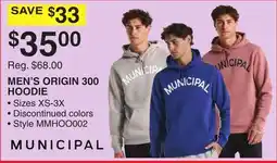 Dunham's Sports MEN'S ORIGIN 300 HOODIE offer