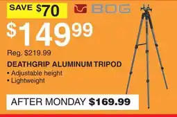 Dunham's Sports DEATHGRIP ALUMINUM TRIPOD offer