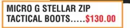 Dunham's Sports MICRO G STELLAR ZIP TACTICAL BOOTS offer