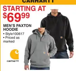Dunham's Sports CARHARTT MEN'S PAXTON HOODIE offer