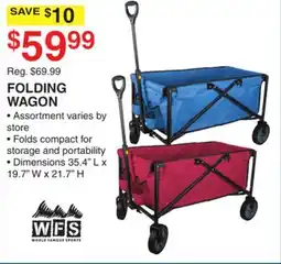 Dunham's Sports WORLD FAMOUS SPORTS FOLDING WAGON offer