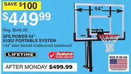 Dunham's Sports SFS POWER 54 91002 PORTABLE SYSTEM offer