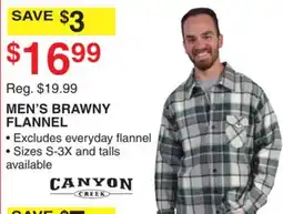 Dunham's Sports MEN'S BRAWNY FLANNEL offer