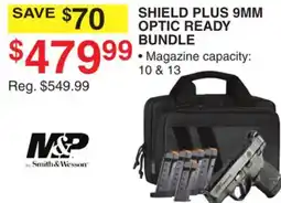 Dunham's Sports SHIELD PLUS 9MM OPTIC READY BUNDLE offer