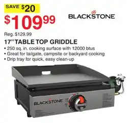 Dunham's Sports 17 TABLE TOP GRIDDLE offer