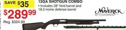 Dunham's Sports MAVERICK 12GA SHOTGUN COMBO offer