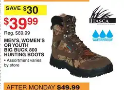 Dunham's Sports MEN'S, WOMEN'S OR YOUTH BIG BUCK 800 HUNTING BOOTS offer
