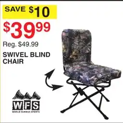 Dunham's Sports WORLD FAMOUS SPORTS SWIVEL BLIND CHAIR offer