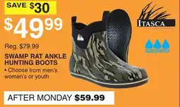 Dunham's Sports SWAMP RAT ANKLE HUNTING BOOTS offer