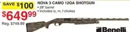 Dunham's Sports BENELLI NOVA 3 CAMO 12GA SHOTGUN offer