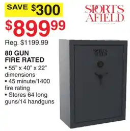 Dunham's Sports 80 GUN FIRE RATED offer