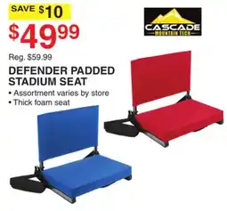 Dunham's Sports DEFENDER PADDED STADIUM SEAT offer