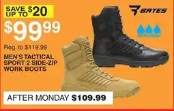 Dunham's Sports MEN'S TACTICAL SPORT 2 SIDE-ZIP WORK BOOTS offer