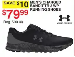Dunham's Sports MEN'S CHARGED BANDIT TR 3 WP RUNNING SHOES offer