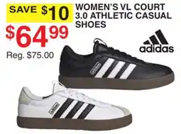 Dunham's Sports ADIDAS WOMEN'S VL COURT 3.0 ATHLETIC CASUAL SHOES offer
