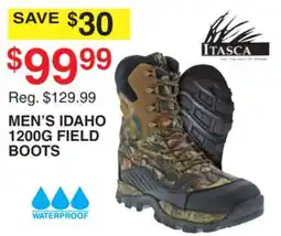 Dunham's Sports MEN'S IDAHO 1200G FIELD BOOTS offer
