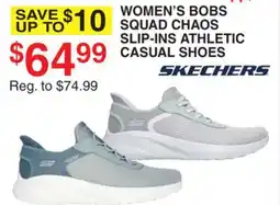 Dunham's Sports WOMEN'S BOBS SQUAD CHAOS SLIP-INS ATHLETIC CASUAL SHOES offer