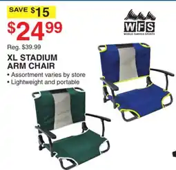 Dunham's Sports WORLD FAMOUS SPORTS XL STADIUM ARM CHAIR offer