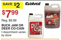 Dunham's Sports BUCK JAM OR DEER CO-CAIN offer