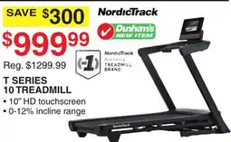 Dunham's Sports T SERIES 10 TREADMILL offer