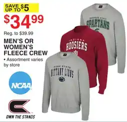 Dunham's Sports MEN'S OR WOMEN'S FLEECE CREW offer