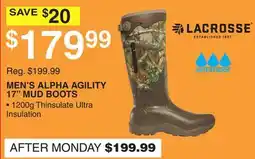 Dunham's Sports MEN'S ALPHA AGILITY 17 MUD BOOTS offer