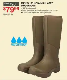Dunham's Sports MEN'S 17 NON-INSULATED MUD BOOTS offer