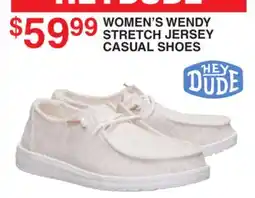 Dunham's Sports WOMEN'S WENDY STRETCH JERSEY CASUAL SHOES offer