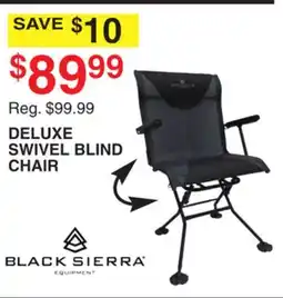 Dunham's Sports BLACK SIERRA DELUXE SWIVEL BLIND CHAIR offer