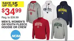 Dunham's Sports MEN'S, WOMEN'S OR YOUTH FLEECE HOODIE OR CREW offer