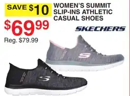 Dunham's Sports SKECHERS WOMEN'S SUMMIT SLIP-INS ATHLETIC CASUAL SHOES offer
