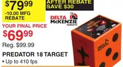 Dunham's Sports PREDATOR 18 TARGET offer