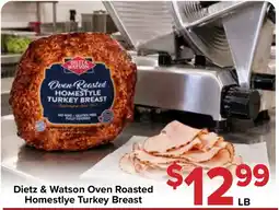 Valu Market Dietz & Watson Oven Roasted Homestyle Turkey Breast offer