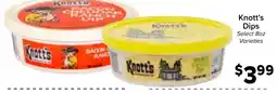 Valu Market Knott's Dips offer