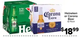Valu Market Heineken or Corona Beer offer