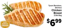 Valu Market Tyson Boneless, Skinless Chicken Breast offer