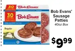 Valu Market Bob Evans' Sausage Patties offer