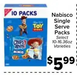 Valu Market Nabisco single serve packs offer
