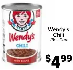 Valu Market Wendy's chili offer