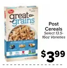 Valu Market Post Cereals offer